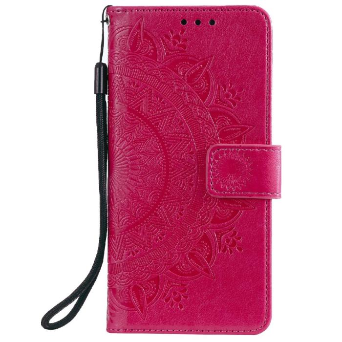 Bild 2, Samsung Galaxy A03s Fodral Mandala Läder Rosa