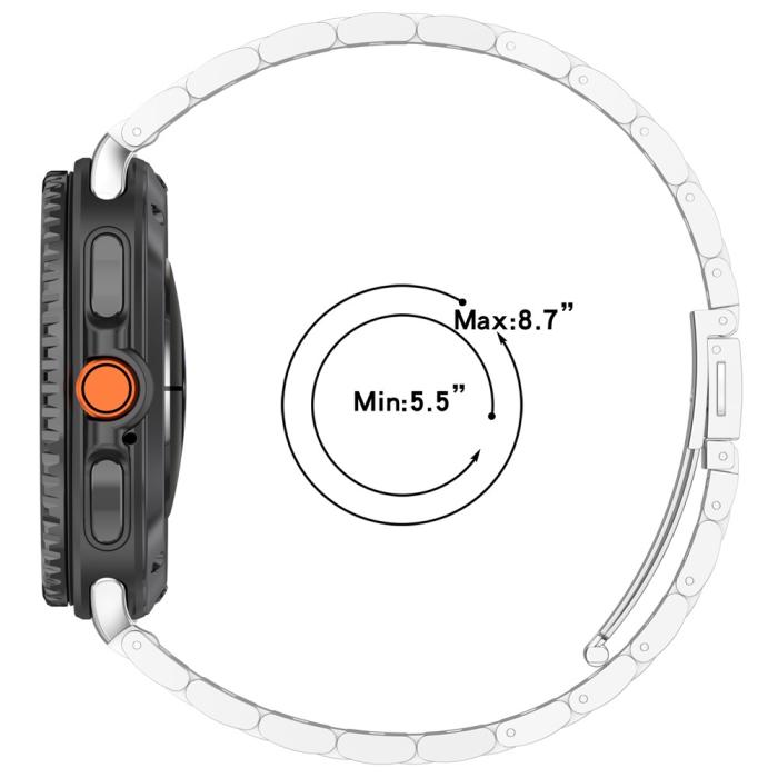 Bild 6, Galaxy Watch 8 46/44/40 mm Armband Rostfritt Stål Guld