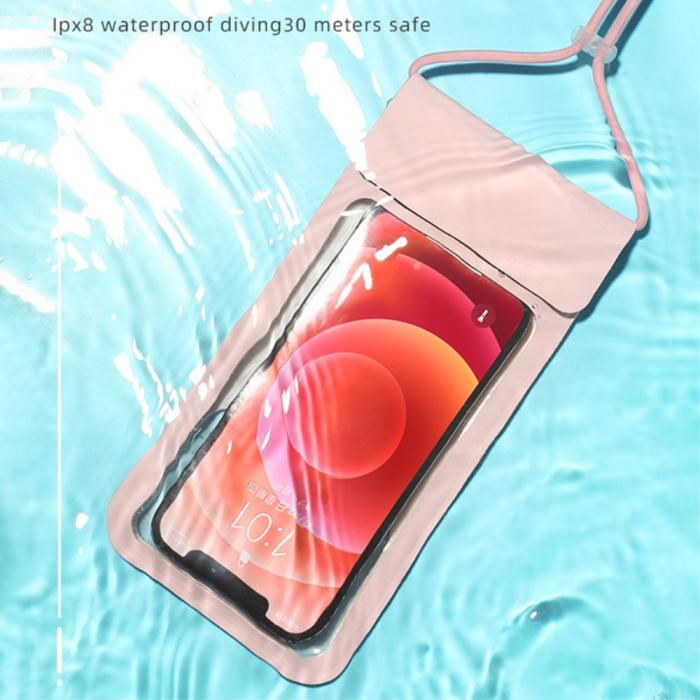 Bild 6, Vattentät Mobilväska IPX8 Med Snodd Svart