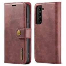 DG.MING Samsung Galaxy S22 Fodral 2in1 Magnet Fodral / Skal Röd