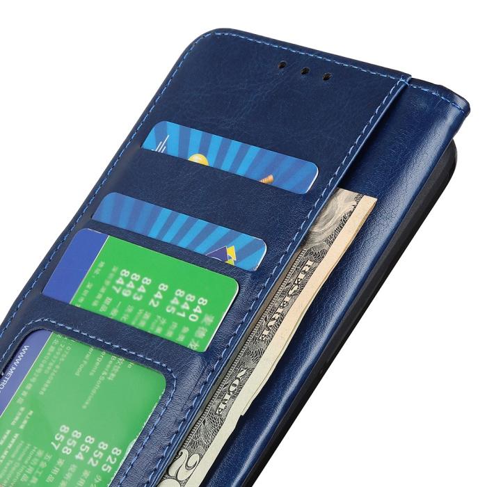 Bild 4, OnePlus Nord 4 Fodral Crazy Horse Retro Blå