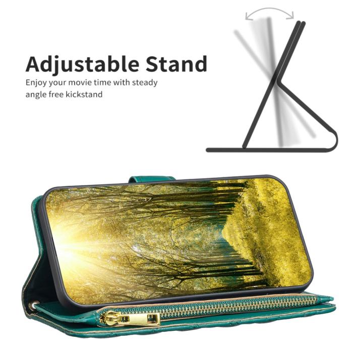 Bild 3, Samsung Galaxy S23 FE Fodral Diamond Multifunktionell Grön
