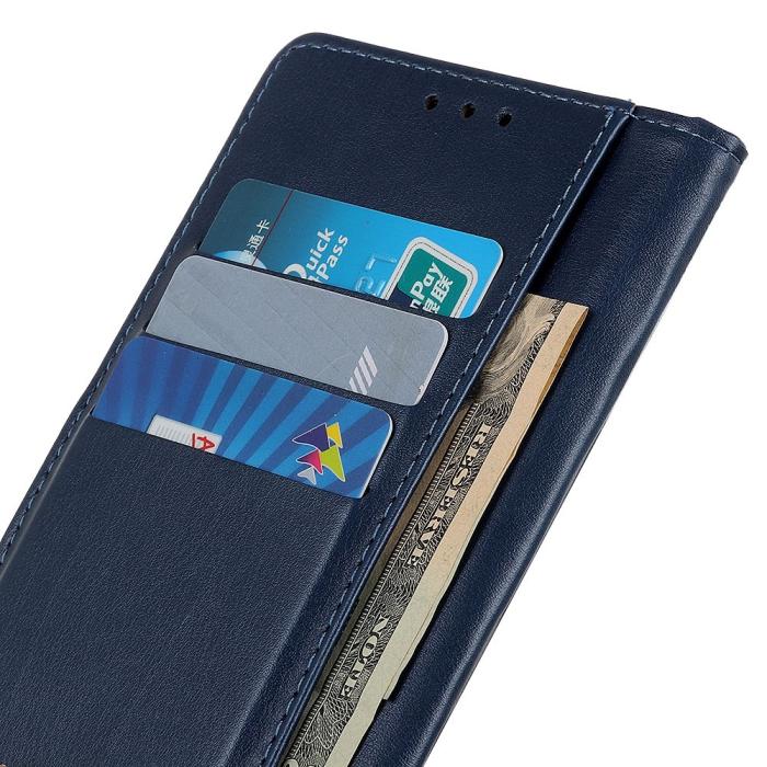 Bild 5, KHAZNEH Samsung Galaxy S23 Plus Fodral Läder Blå