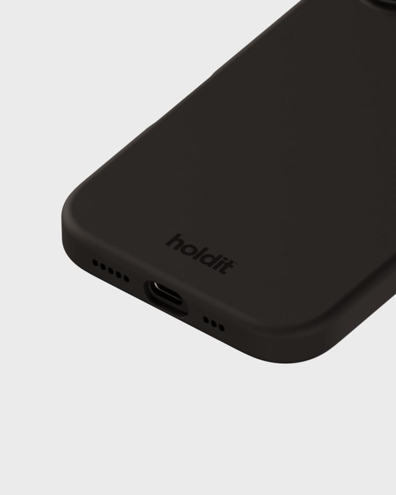 holdit iPhone 16 Plus Mobilskal Silikon Svart