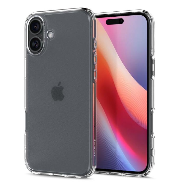 Bild 2, Spigen iPhone 16 Skal Ultra Hybrid Frostad Transparent