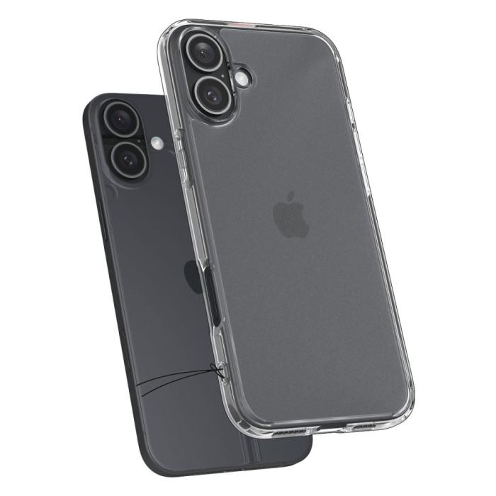 Bild 3, Spigen iPhone 16 Skal Ultra Hybrid Frostad Transparent