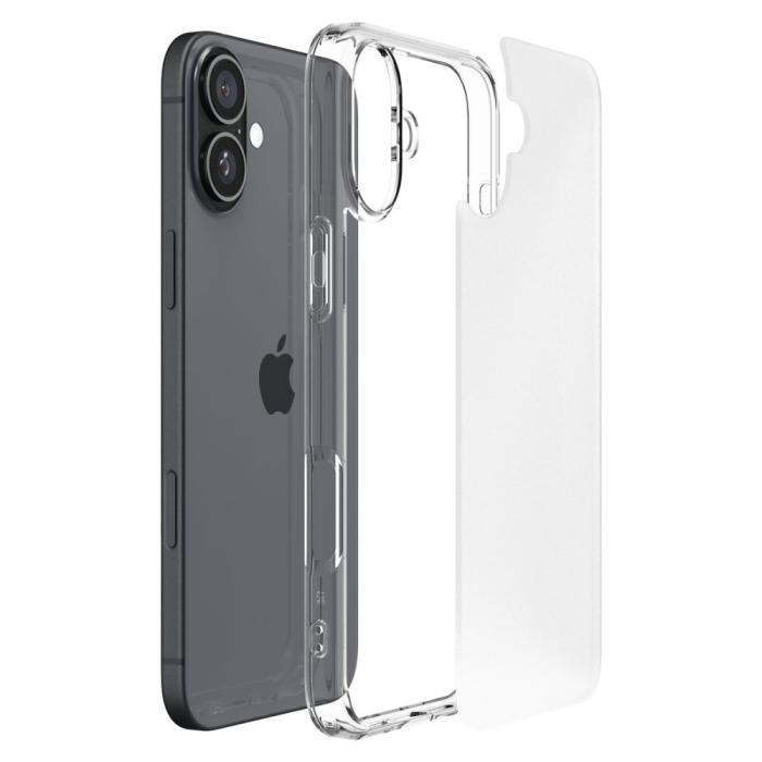 Bild 5, Spigen iPhone 16 Skal Ultra Hybrid Frostad Transparent
