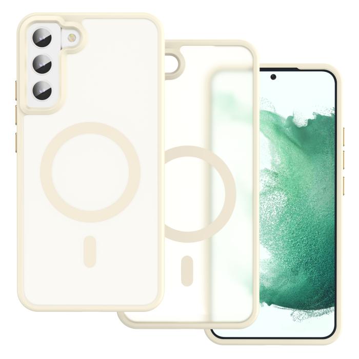 Bild 2, ColorPop Samsung Galaxy S22 Plus Skal CH MagSafe Matt Off White