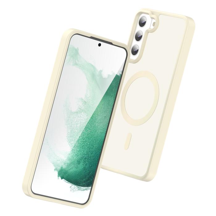 Bild 3, ColorPop Samsung Galaxy S22 Plus Skal CH MagSafe Matt Off White