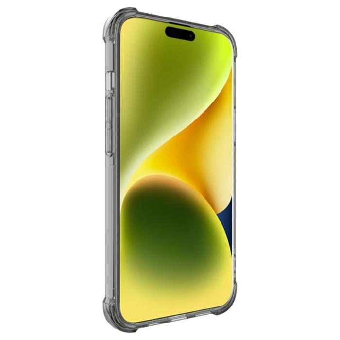 Bild 4, IMAK iPhone 15 Plus Skal Shockproof TPU Tonad Svart