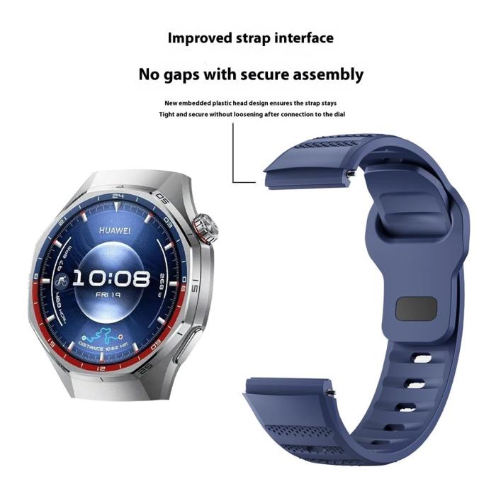 Bild 5, Huawei Watch GT 6 Pro 46 mm Armband AeroSilicone Blå