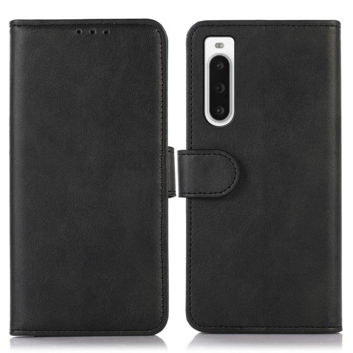 Bild 1, Sony Xperia 10 V Fodral Läder Svart