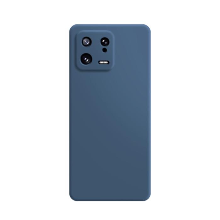 Bild 1, Xiaomi 13 5G Skal Liquid Silikon Mörk Blå
