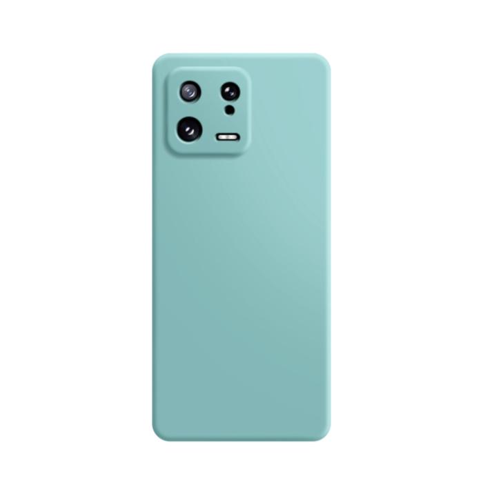 Bild 1, Xiaomi 13 5G Skal Liquid Silikon Sky Blue