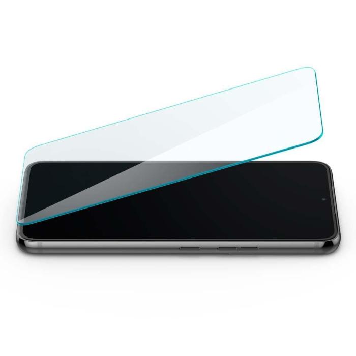 Bild 3, Spigen Samsung Galaxy S22 Skärmskydd Slim Glas.tR Härdat Glas