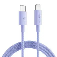 Joyroom 2m 20W USB-C - Lightning Nylonkabel Lila