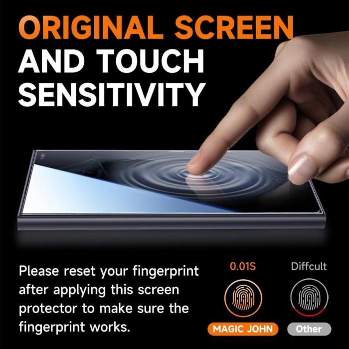 Bild 2, Samsung Galaxy S25 Ultra 2-PACK Skärmskydd Härdat Glas Privacy