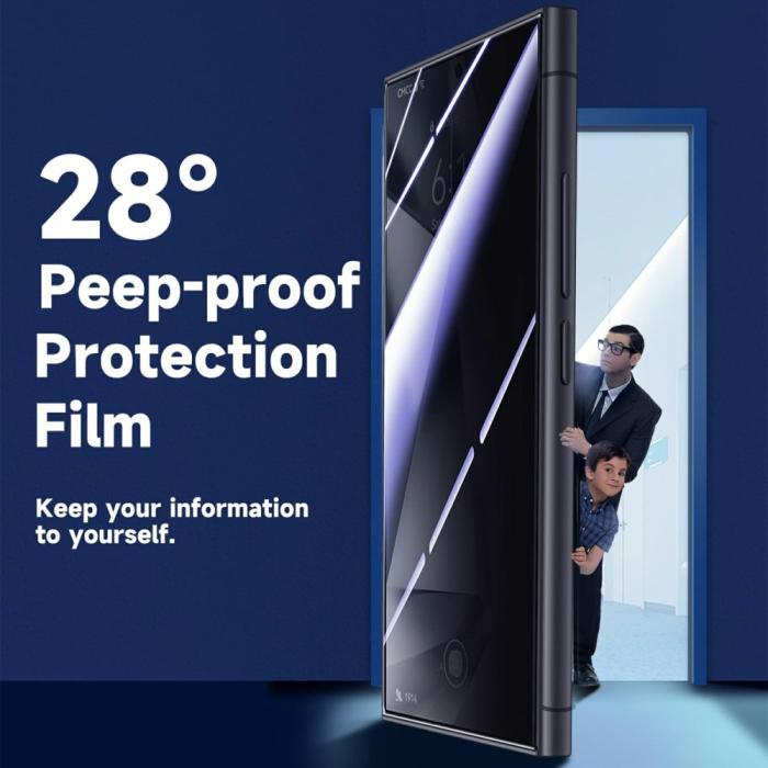 Bild 4, Samsung Galaxy S25 Ultra 2-PACK Skärmskydd Härdat Glas Privacy