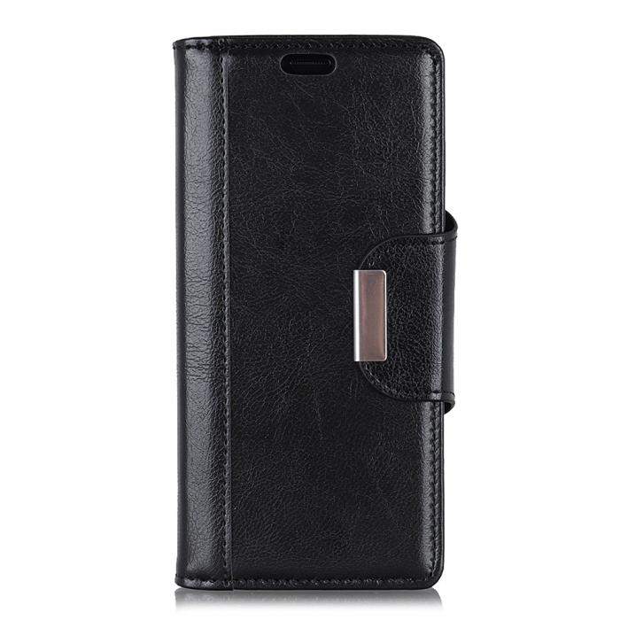 Bild 2, Huawei Honor View 20 - PU Läder Plånboksfodral - Svart