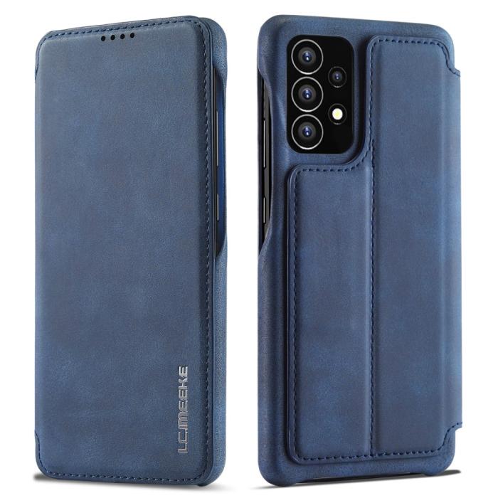 Bild 1, LC.IMEEKE Samsung Galaxy A53 5G Fodral Retro Flip Blå