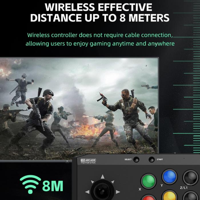 Bild 5, DATA FROG 2x Trådlös Joystick Kontroll För PC / Android / iOS