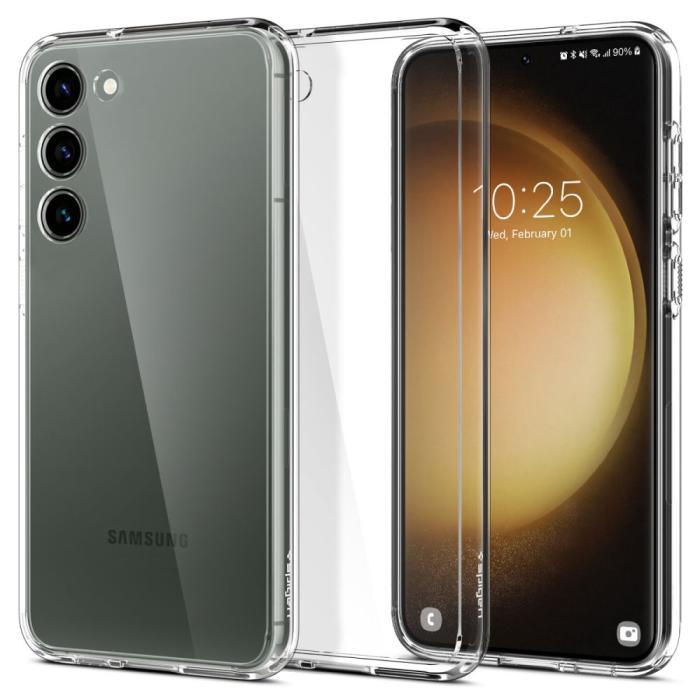 Bild 1, Spigen Samsung Galaxy S23 Skal Ultra Hybrid Crystal Clear
