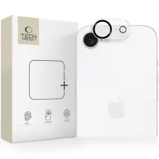 Tech-Protect iPhone 17e / 16e Linsskydd H&auml;rdat Glas CamFit+