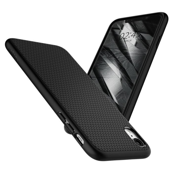 Bild 3, Spigen iPhone XR Skal Liquid Air Matt Svart