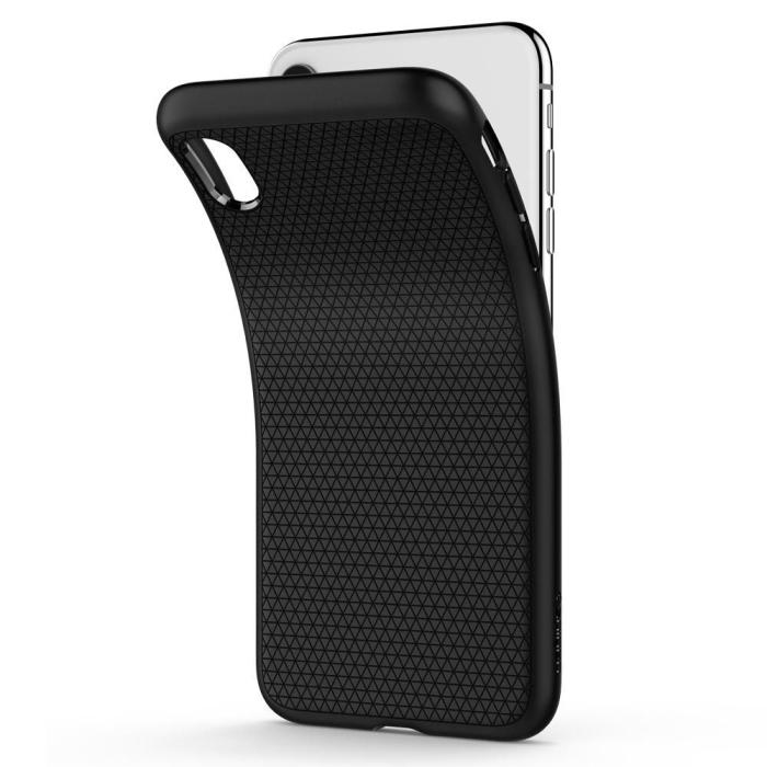 Bild 4, Spigen iPhone XR Skal Liquid Air Matt Svart