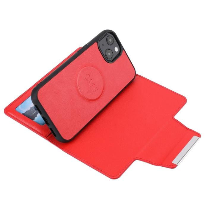 Bild 5, iPhone 14 Plus 2in1 Magnet Fodral Röd