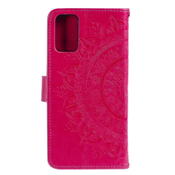 Bild 5, Samsung Galaxy A03s Fodral Mandala Läder Rosa
