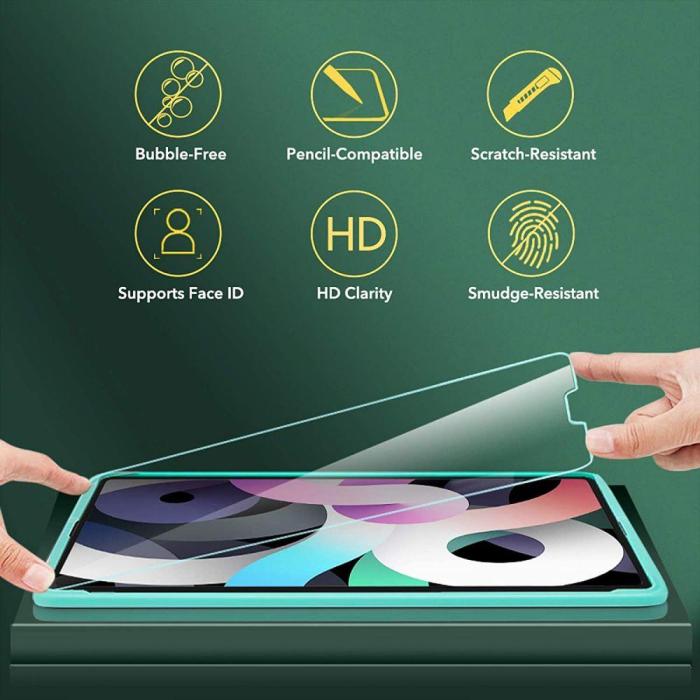 Bild 2, ESR iPad Mini 2024/2021 Skärmskydd Härdat Glas Transparent