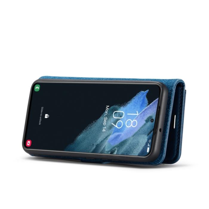 Bild 5, DG.MING Samsung Galaxy S22 Fodral 2in1 Magnet Fodral / Skal Blå