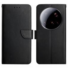 Xiaomi 15 Ultra Fodral &Auml;kta L&auml;der Svart
