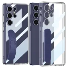 GKK Samsung Galaxy S25 Ultra Skal Hand Strap Hybrid Bl&aring;