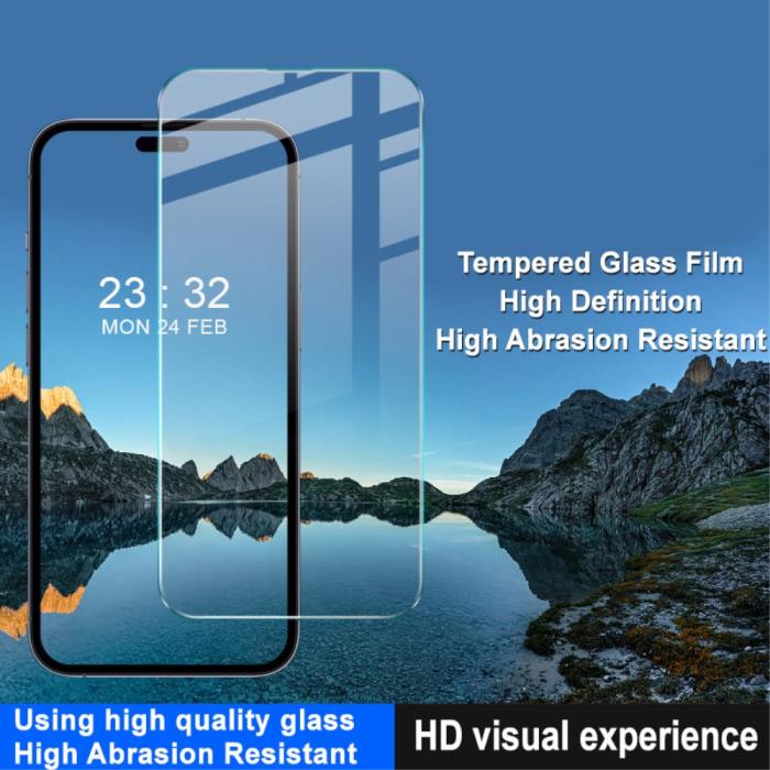 Bild 5, IMAK iPhone 15 Skärmskydd Härdat Glas