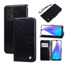 Samsung Galaxy A33 5G Fodral Oil Wax Svart