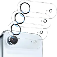 3-Pack iPhone Air Linsskydd I H&auml;rdat Glas