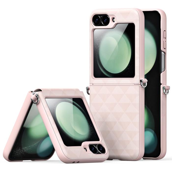 Bild 1, DUX DUCIS Galaxy Z Flip 6 / 7 FE Skal Fitt Series Korthållare Rosa