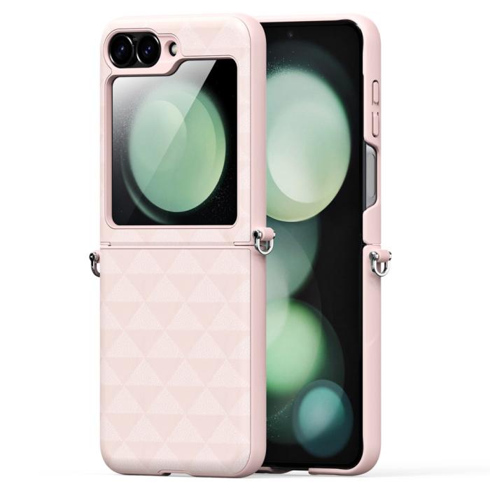 Bild 2, DUX DUCIS Galaxy Z Flip 6 / 7 FE Skal Fitt Series Korthållare Rosa