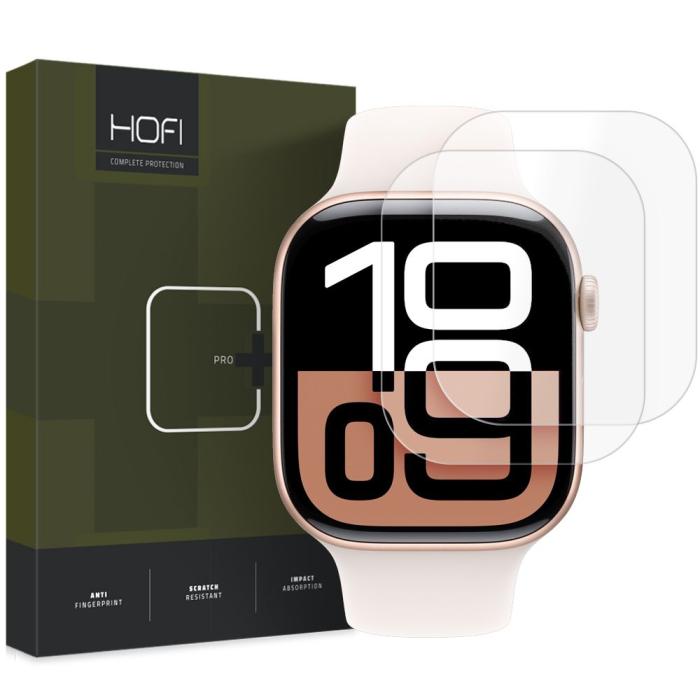 Bild 1, HOFI Apple Watch 10 42 mm 2-PACK Skärmskydd Pro+ HydroFlex