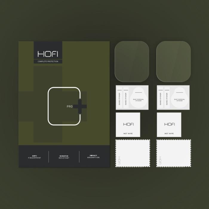 Bild 2, HOFI Apple Watch 10 42 mm 2-PACK Skärmskydd Pro+ HydroFlex