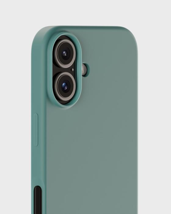 Bild 4, holdit iPhone 16 Plus Mobilskal Silikon Moss Green