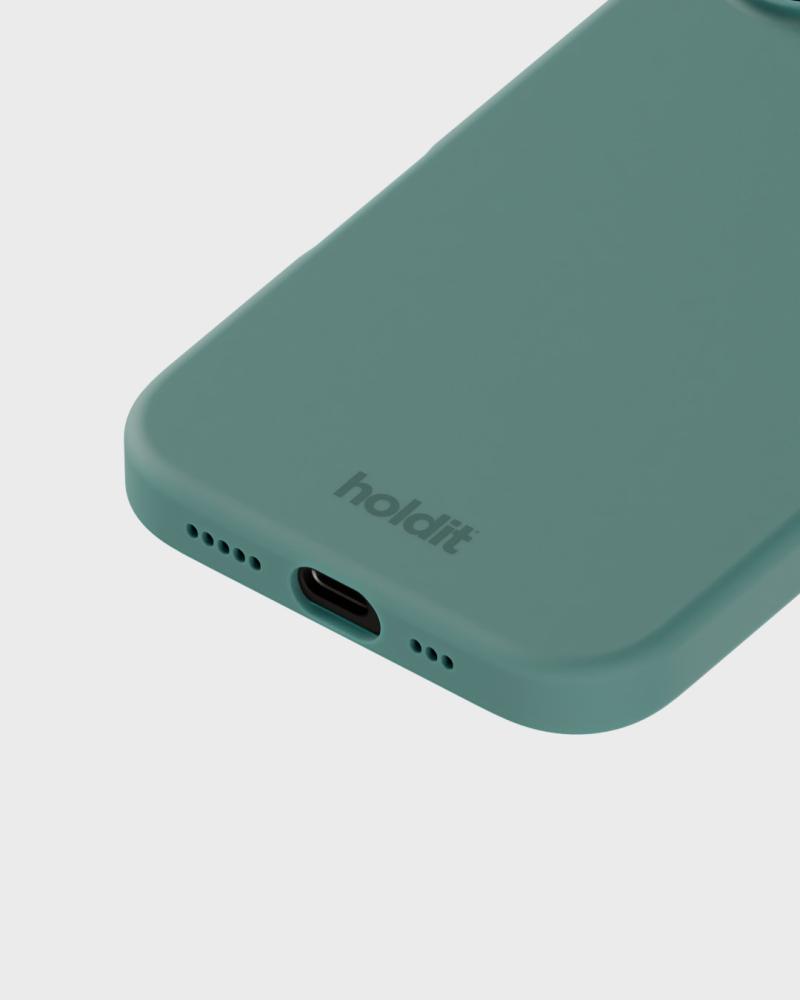 holdit iPhone 16 Plus Mobilskal Silikon Moss Green