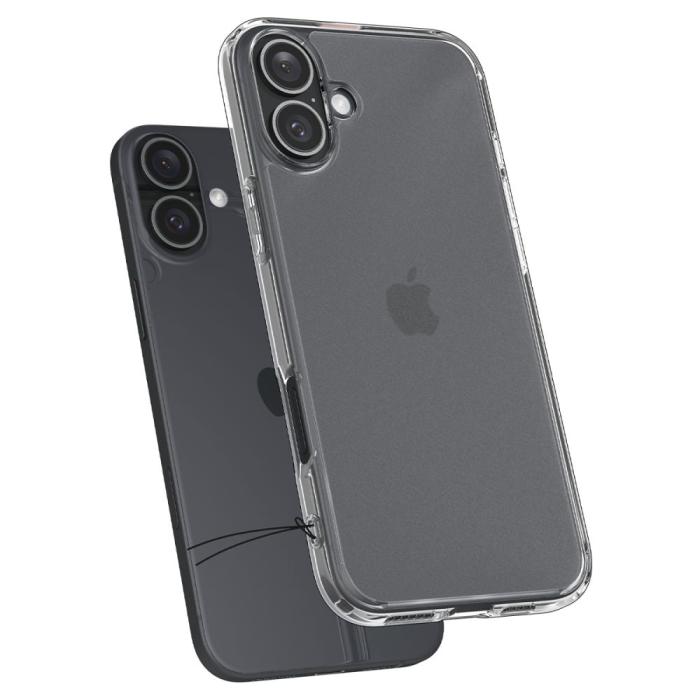 Bild 6, Spigen iPhone 16 Skal Ultra Hybrid Frostad Transparent