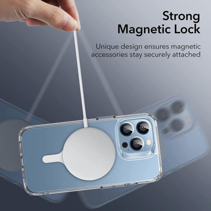 Bild 2, ESR 2-PACK Universal Magnetisk MagSafe Ring Vit