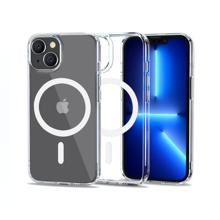 Bild 1, Tech-Protect iPhone 14 Skal FlexAir Hybrid MagSafe Transparent
