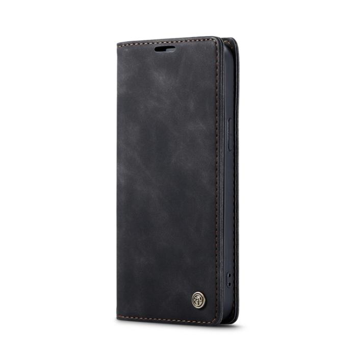 Bild 2, CASEME iPhone 14 Pro Fodral Retro Flip Svart
