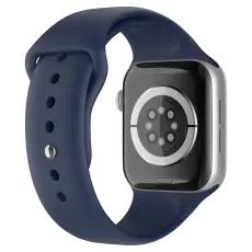 Apple Watch 38/40/41/42 mm Silikon Armband (S/M) Midnight Blue