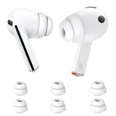 AHASTYLE 3-PACK &Ouml;ronpluggar F&ouml;r Galaxy Buds 3 Pro Vit